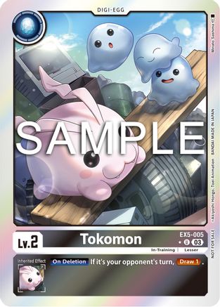 Tokomon (Animal Colosseum Box Promotion Pack) (EX5-005) [Animal Colosseum] Foil - Deck Out Gaming