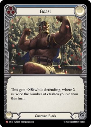 Boast (HVY060) [Heavy Hitters] Rainbow Foil - Deck Out Gaming