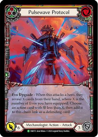 Pulsewave Protocol - FAB173 (FAB173) [Flesh and Blood: Promo Cards] Rainbow Foil - Deck Out Gaming