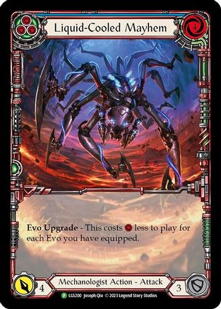 Liquid-Cooled Mayhem (LGS200) (LGS200) [Flesh and Blood: Promo Cards] Rainbow Foil - Deck Out Gaming