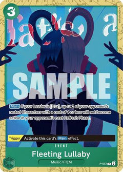 Fleeting Lullaby (Starter Deck 11: Uta Deck Battle) (P-057) [One Piece Promotion Cards] - Deck Out Gaming