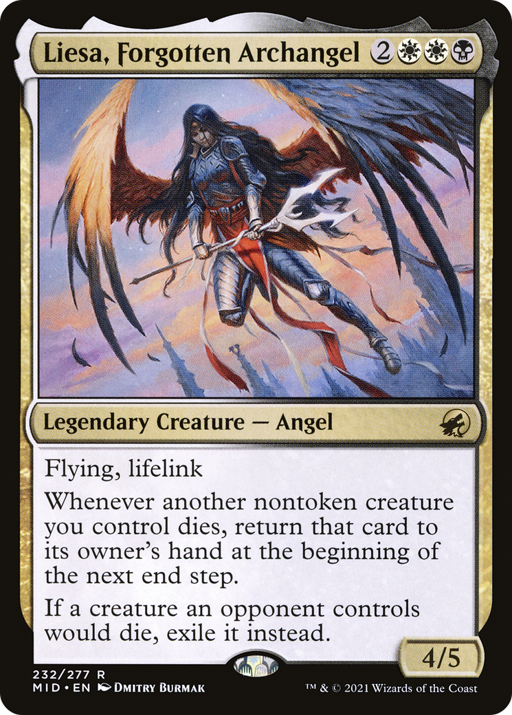 Liesa, Forgotten Archangel (232) [Innistrad: Midnight Hunt] - Deck Out Gaming