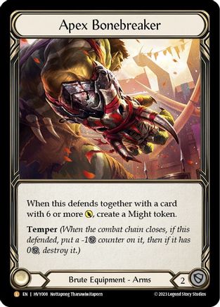 Apex Bonebreaker (HVY008) [Heavy Hitters] Cold Foil - Deck Out Gaming