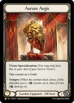 Aurum Aegis (HVY051) [Heavy Hitters] Cold Foil - Deck Out Gaming