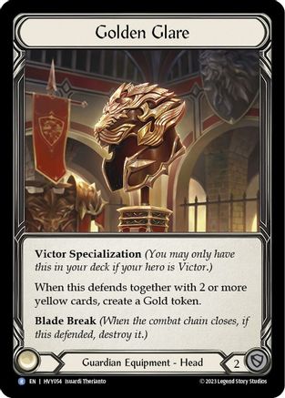 Golden Glare (HVY054) [Heavy Hitters] - Deck Out Gaming