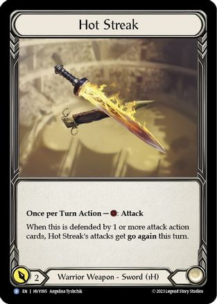 Hot Streak (HVY095) [Heavy Hitters] - Deck Out Gaming