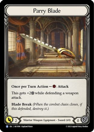 Parry Blade (HVY096) [Heavy Hitters] Cold Foil - Deck Out Gaming
