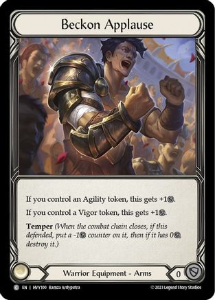 Beckon Applause (HVY100) [Heavy Hitters] - Deck Out Gaming