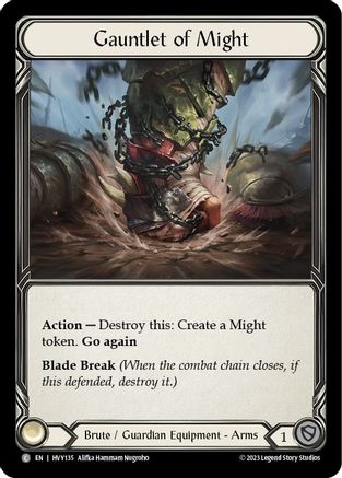 Gauntlet of Might (HVY135) [Heavy Hitters] - Deck Out Gaming