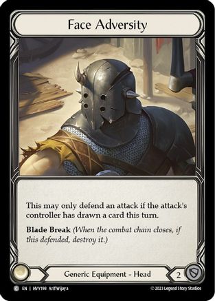Face Adversity (HVY198) [Heavy Hitters] - Deck Out Gaming
