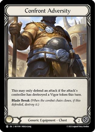 Confront Adversity (HVY199) [Heavy Hitters] Cold Foil - Deck Out Gaming