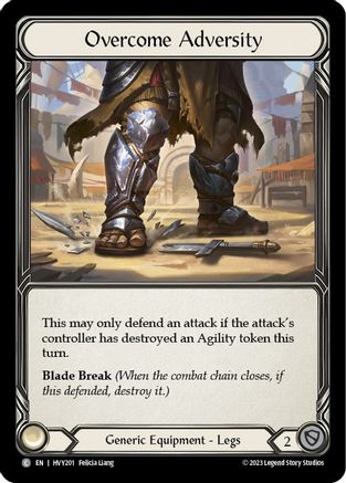 Overcome Adversity (HVY201) [Heavy Hitters] Cold Foil - Deck Out Gaming
