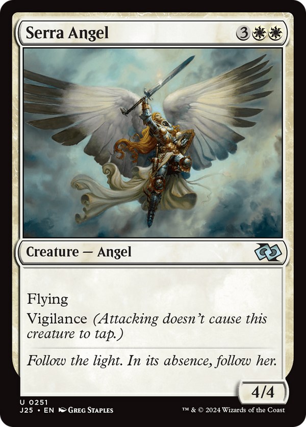 Serra Angel (251) [Foundations Jumpstart] - Deck Out Gaming