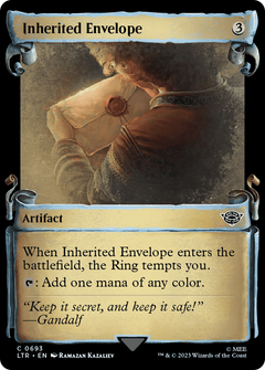 Inherited Envelope (Showcase Scrolls) (693) [The Lord of the Rings: Tales of Middle-earth] foil - Deck Out Gaming
