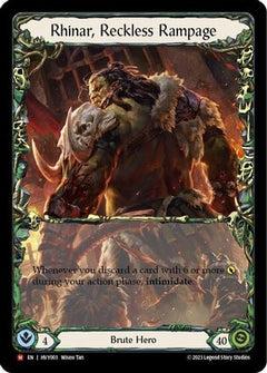 Rhinar, Reckless Rampage (HVY003) [Heavy Hitters] - Deck Out Gaming