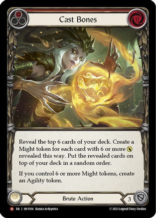 Cast Bones (HVY014) [Heavy Hitters] Rainbow Foil - Deck Out Gaming