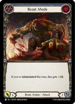 Beast Mode (Blue) (HVY019) [Heavy Hitters] - Deck Out Gaming