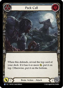 Pack Call (Blue) (HVY022) [Heavy Hitters] Rainbow Foil - Deck Out Gaming