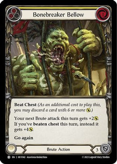 Bonebreaker Bellow (Yellow) (HVY042) [Heavy Hitters] - Deck Out Gaming