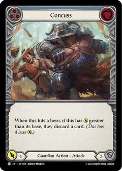 Concuss (Blue) (HVY076) [Heavy Hitters] Rainbow Foil - Deck Out Gaming