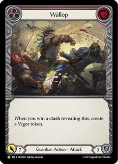 Wallop (Red) (HVY080) [Heavy Hitters] Rainbow Foil - Deck Out Gaming