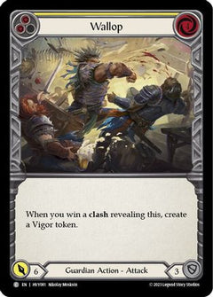 Wallop (Yellow) (HVY081) [Heavy Hitters] Rainbow Foil - Deck Out Gaming