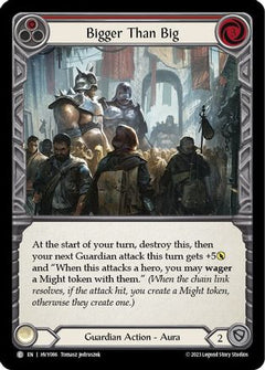 Bigger Than Big (Red) (HVY086) [Heavy Hitters] Rainbow Foil - Deck Out Gaming