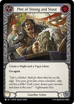 Pint of Strong and Stout (HVY089) [Heavy Hitters] Rainbow Foil - Deck Out Gaming