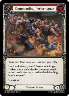 Commanding Performance (HVY104) [Heavy Hitters] Rainbow Foil - Deck Out Gaming