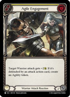 Agile Engagement (Yellow) (HVY116) [Heavy Hitters] Rainbow Foil - Deck Out Gaming