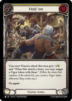 Hold 'em (Yellow) (HVY131) [Heavy Hitters] - Deck Out Gaming