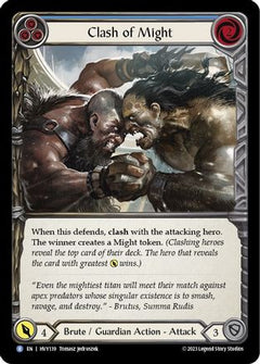 Clash of Might (Blue) (HVY139) [Heavy Hitters] - Deck Out Gaming