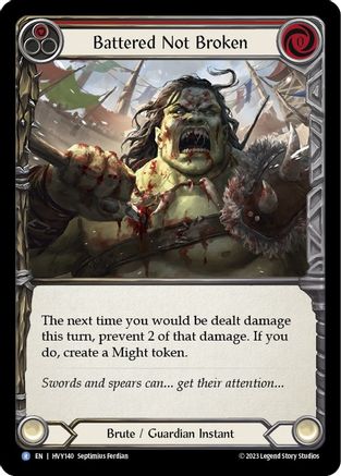 Battered Not Broken (HVY140) [Heavy Hitters] - Deck Out Gaming
