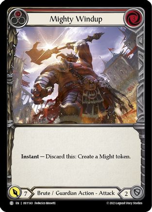 Mighty Windup (Red) (HVY143) [Heavy Hitters] - Deck Out Gaming