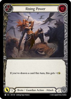 Rising Power (Yellow) (HVY147) [Heavy Hitters] - Deck Out Gaming