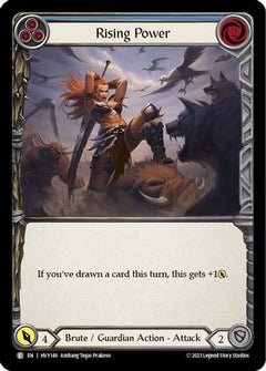 Rising Power (Blue) (HVY148) [Heavy Hitters] - Deck Out Gaming