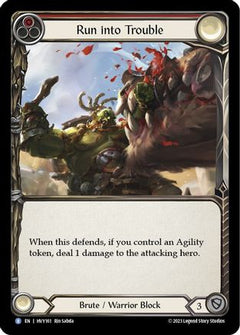 Run into Trouble (HVY161) [Heavy Hitters] Rainbow Foil - Deck Out Gaming