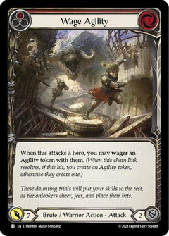 Wage Agility (Red) (HVY169) [Heavy Hitters] Rainbow Foil - Deck Out Gaming