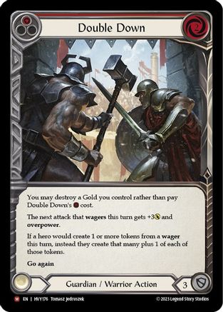 Double Down (HVY176) [Heavy Hitters] Rainbow Foil - Deck Out Gaming