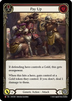 Pay Up (HVY208) [Heavy Hitters] Rainbow Foil - Deck Out Gaming