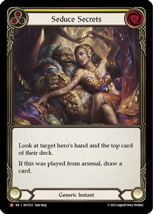 Seduce Secrets (HVY212) [Heavy Hitters] Rainbow Foil - Deck Out Gaming