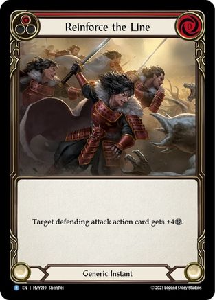 Reinforce the Line (Red) (HVY219) [Heavy Hitters] - Deck Out Gaming