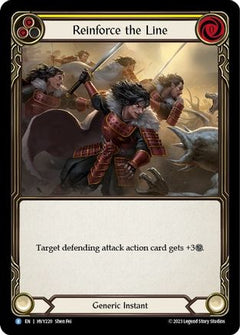Reinforce the Line (Yellow) (HVY220) [Heavy Hitters] - Deck Out Gaming