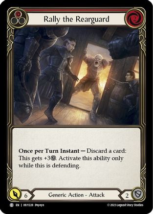 Rally the Rearguard (Red) (HVY228) [Heavy Hitters] - Deck Out Gaming
