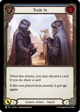 Trade In (Blue) (HVY233) [Heavy Hitters] - Deck Out Gaming