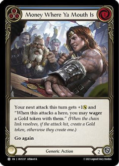 Money Where Ya Mouth Is (Blue) (HVY237) [Heavy Hitters] - Deck Out Gaming