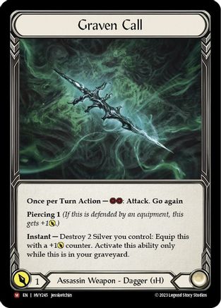 Graven Call (HVY245) [Heavy Hitters] Cold Foil - Deck Out Gaming