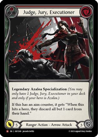 Judge, Jury, Executioner (HVY249) [Heavy Hitters] Rainbow Foil - Deck Out Gaming