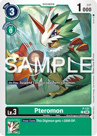 Pteromon (Digimon Liberator Promotion Pack) (P-131) [Digimon Promotion Cards] - Deck Out Gaming