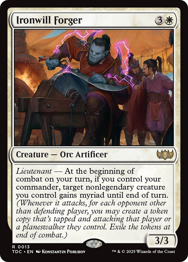 Ironwill Forger (13) [Commander: Tarkir: Dragonstorm] - Deck Out Gaming